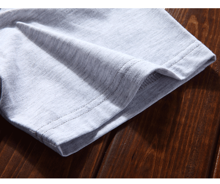 吉普盾   男式棉质短袖T恤男式大码男士打底短袖  1903-763