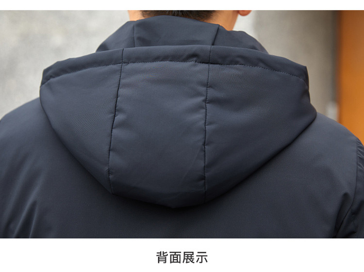 莱诗伯特 秋季牛奶丝男士轻薄羽绒服连帽羽绒服男青年2093