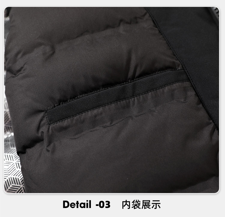 LANSBOTER/莱诗伯特 灰鹅绒羽绒服冬季新款中长连帽加厚防寒保暖3528