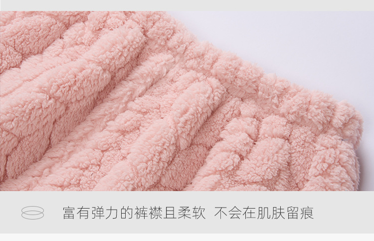  卡欧澜 新款可爱甜美风珊瑚绒睡袍女舒适保暖套装