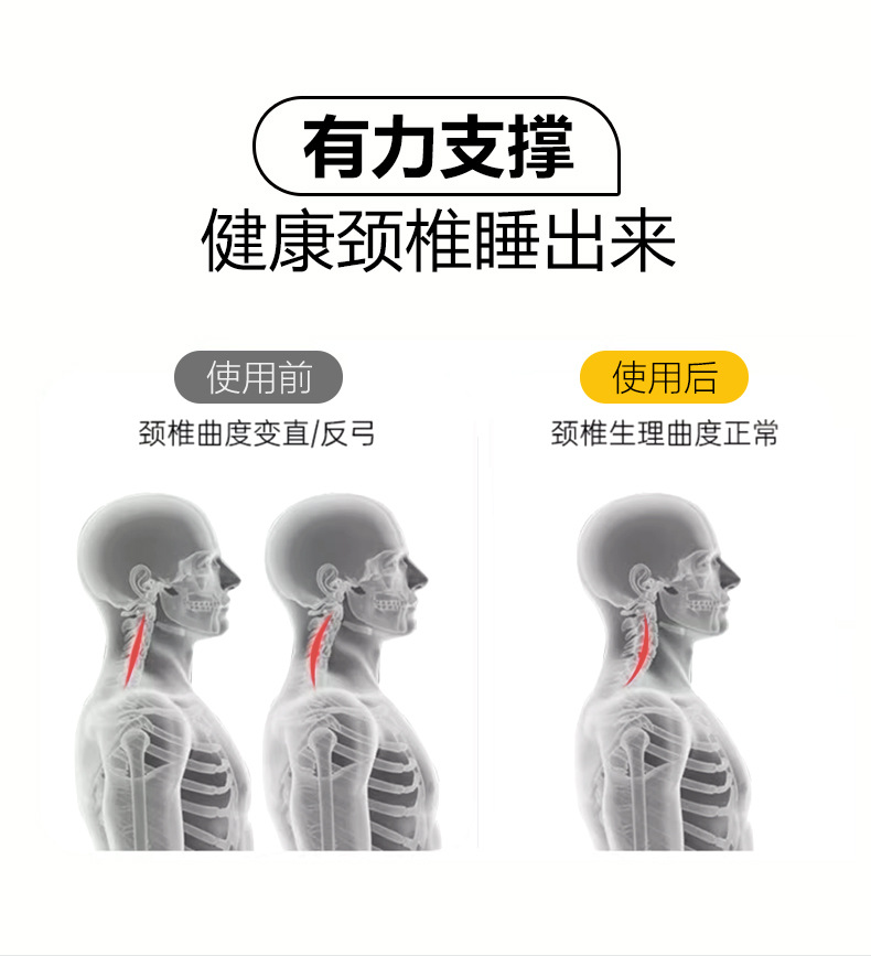 暖西施 全棉荞麦保健枕成人枕全荞麦枕头单人保健护颈硬枕芯