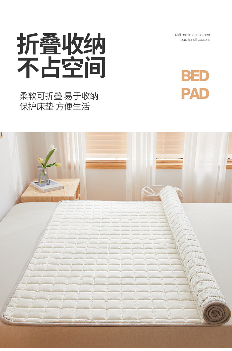 暖西施 床垫软垫床褥垫褥子铺床双人家用保护垫薄款垫褥防滑