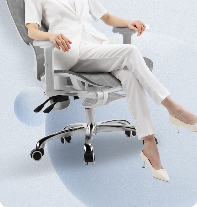 MANOY YUHOUSE 现代简约办公室人体工学椅办公椅久坐电脑椅家用经济座椅