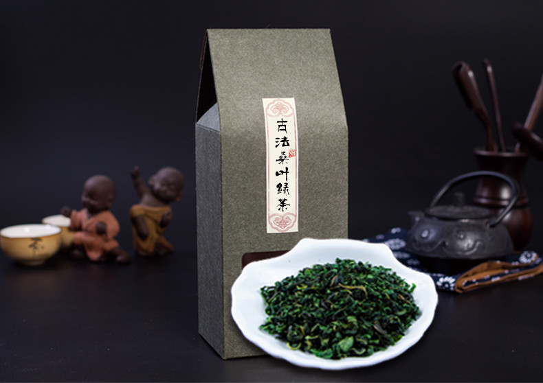 高原茗株 古法桑叶绿茶 精选新鲜冬霜桑叶250g  买2送1