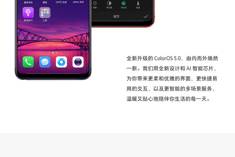 【湖南馆】OPPO R15 梦镜版 全面屏双摄拍照手机 6G+128G 梦镜红 全网通