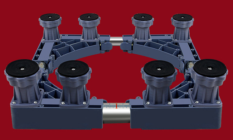 思航 洗衣机底座不锈钢加高垫增高脚架全自动滚筒冰箱支托架 19圆8小花腿