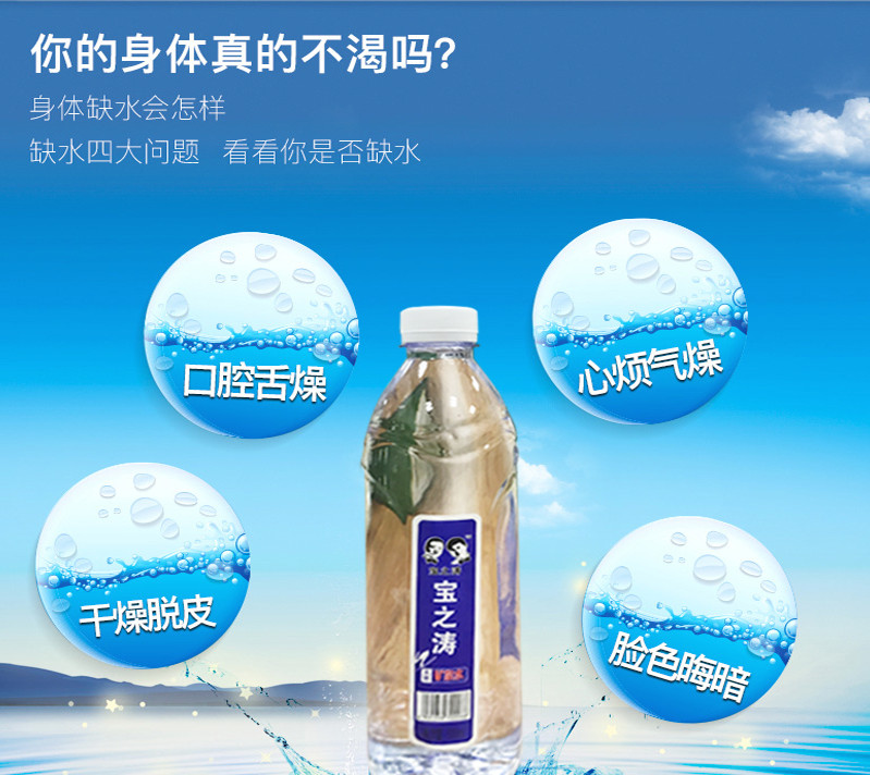 【邮选七台河直营】宝之涛 矿泉水 500ml/瓶