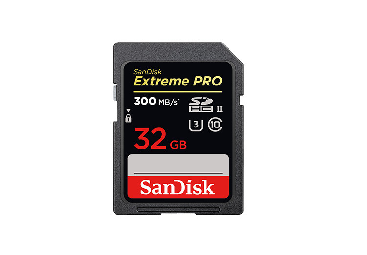 闪迪/SANDISK SD卡 32GB 读速300MB/s 写速260MB/s 至尊超极速 存储卡