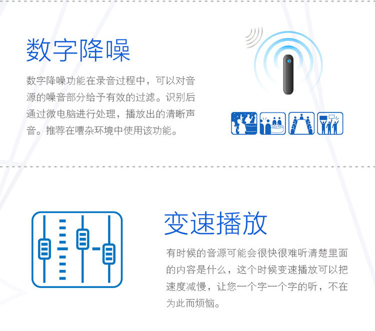 飞利浦/PHILIPS VTR6900 会议采访 高采样率高音质PCM线性一键紧急飞利浦录音笔