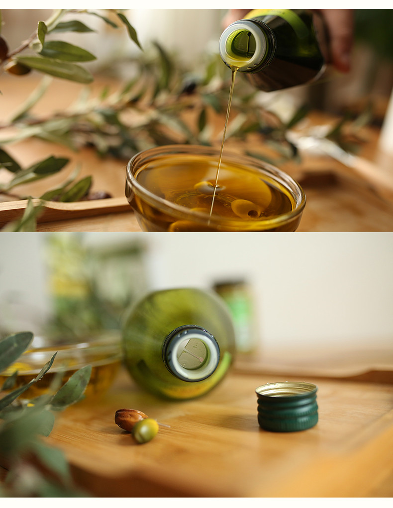 特迷尔/TRAMIER 西班牙特迷尔特级初榨橄榄油 1000mlX2 礼盒装食用油原瓶原装进口