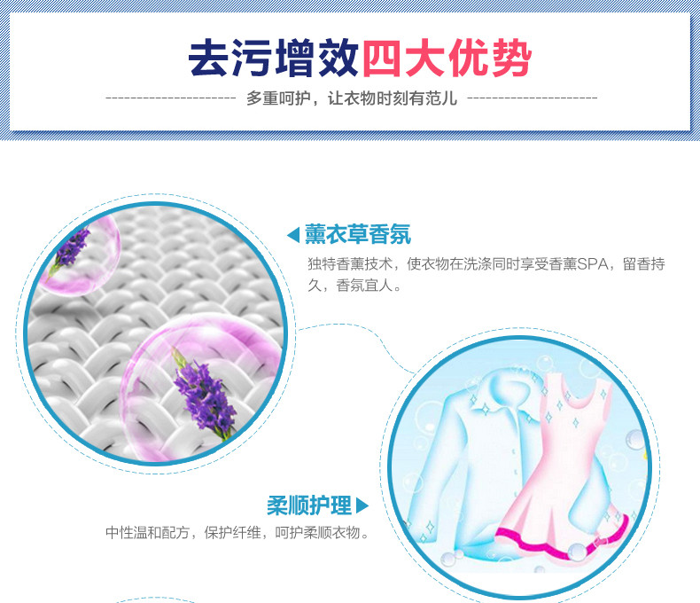 奇强香薰持久洗衣液2kg持久留香手洗机洗家庭装衣服护理