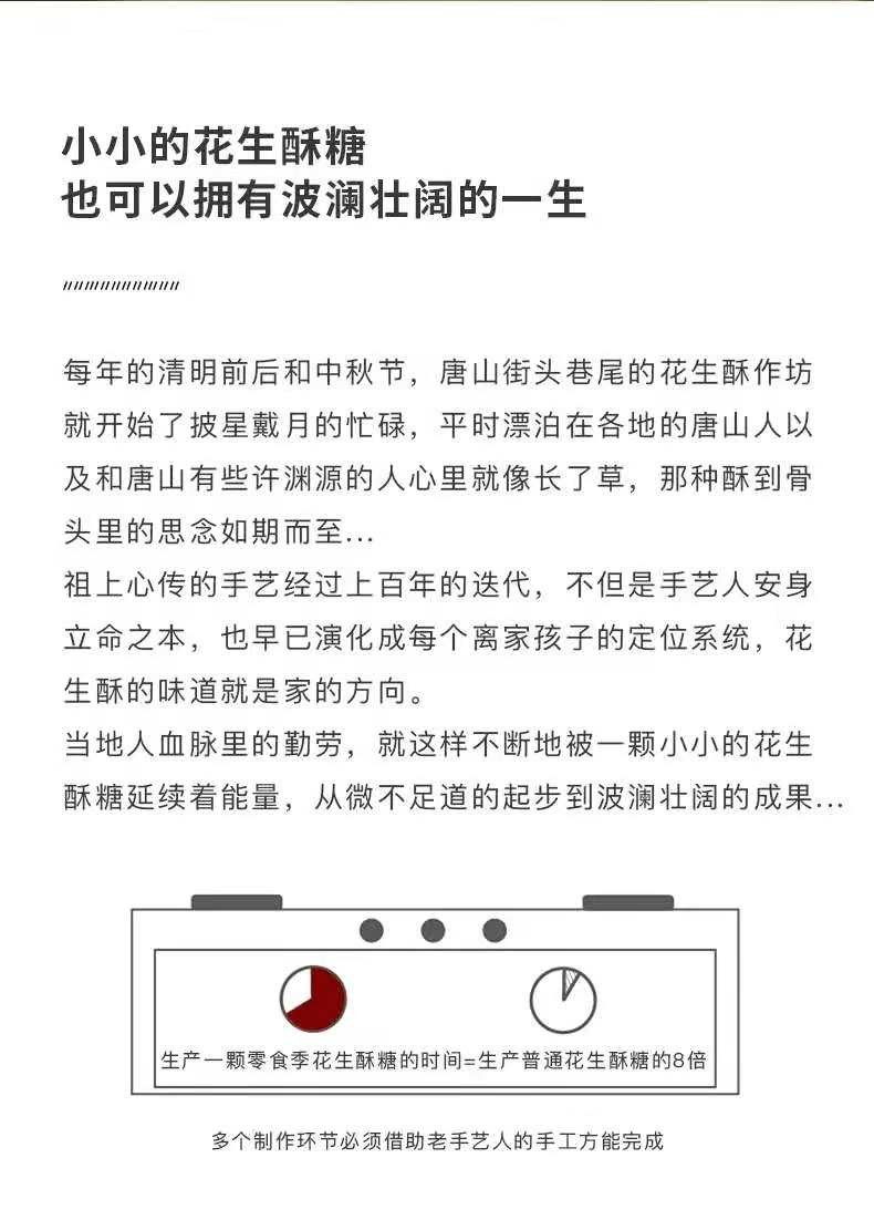 【明劲__1000g花生酥糖礼盒】年货传统糕点风味古老包装无添加面粉舌尖美食包邮