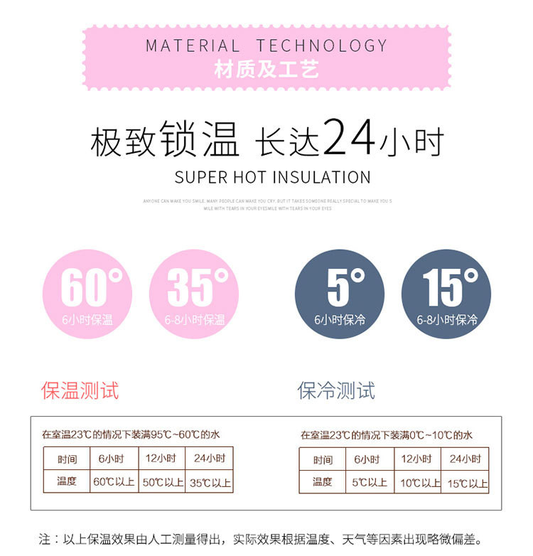 卡西诺真空不锈钢子弹头保温杯多色水杯便携杯子500ml 儿童男女通用6002