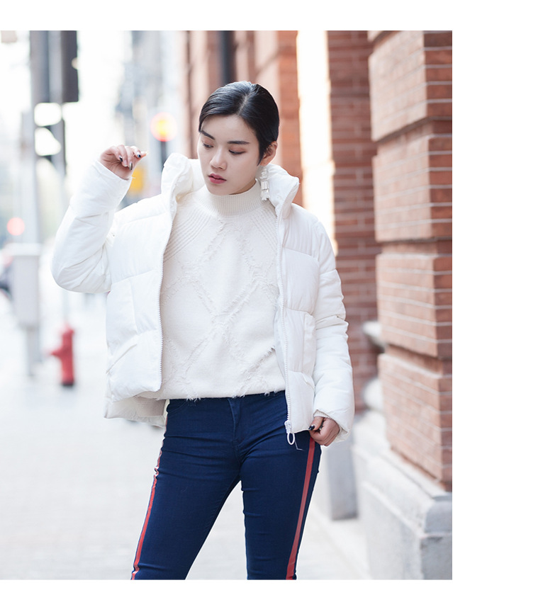 乡情浓 棉衣女短款装新款轻薄小棉袄韩版冬季时尚面包服外套棉服