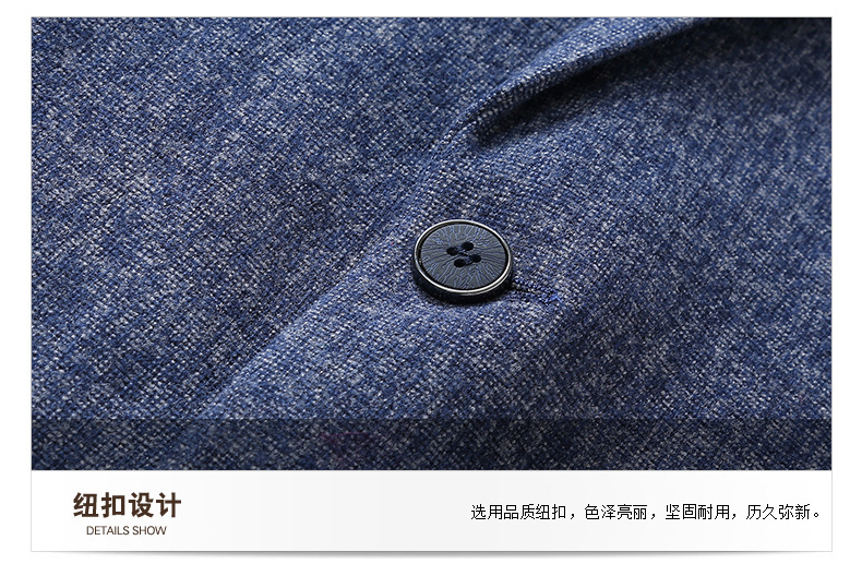 博纳罗蒂 春季新款韩版男士小西服格纹修身休闲西服时尚外套男装	69915
