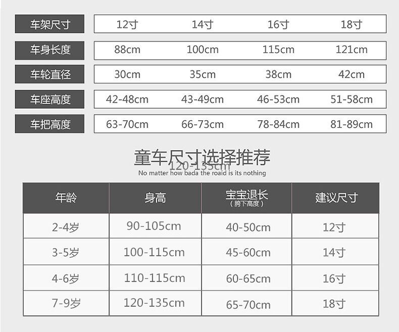 折叠儿童自行车2-5-6-9岁男孩女宝单车12寸