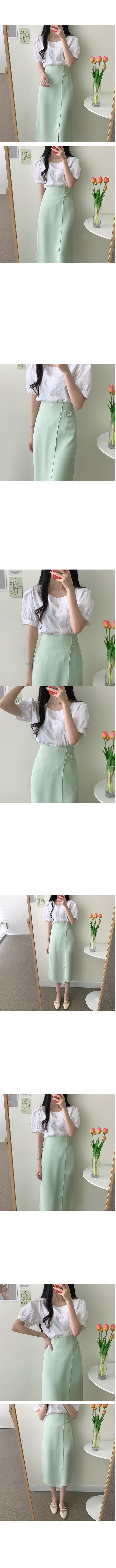 日韩夏季两件套连衣裙方领衬衫+中长款半身裙时尚休闲