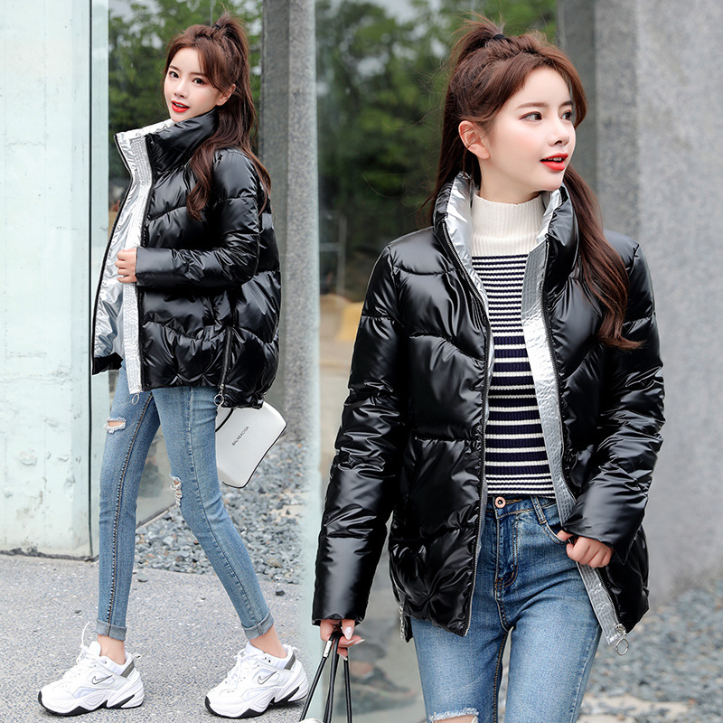 2020冬装新款女式韩版面包服立领棉袄外套