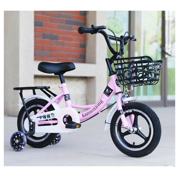 豪威 新款儿童自行车 12-16-20寸男女宝宝脚踏车闪光轮自行车
