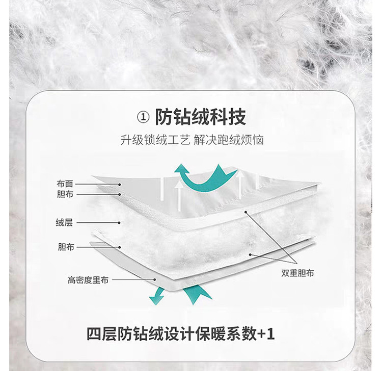 莱诗伯特 手工缝制秋冬烧花工艺羊绒羊毛双面尼大衣脱卸鹅绒内胆3756