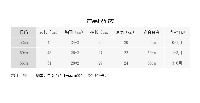 乡情浓 新生婴儿连体衣儿童秋冬纯棉无骨哈衣服初生睡衣