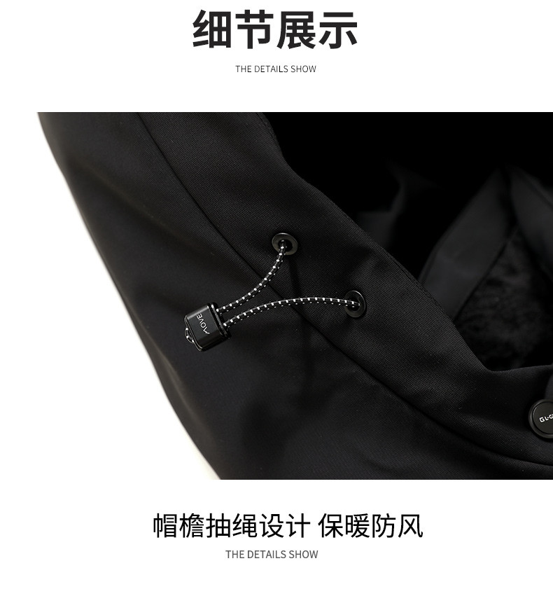 莱诗伯特 冬季新款中长男士羽绒服高品加厚鹅绒服时尚百搭9805