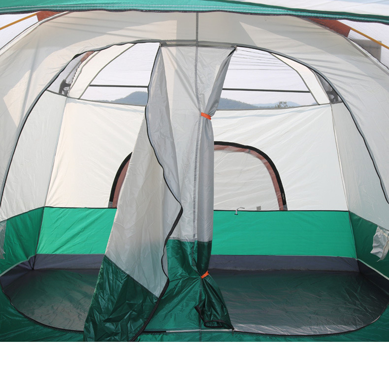 曼巴足迹 户外旅游两房一厅大帐篷户外野营6-8人8-12人二室一厅露营