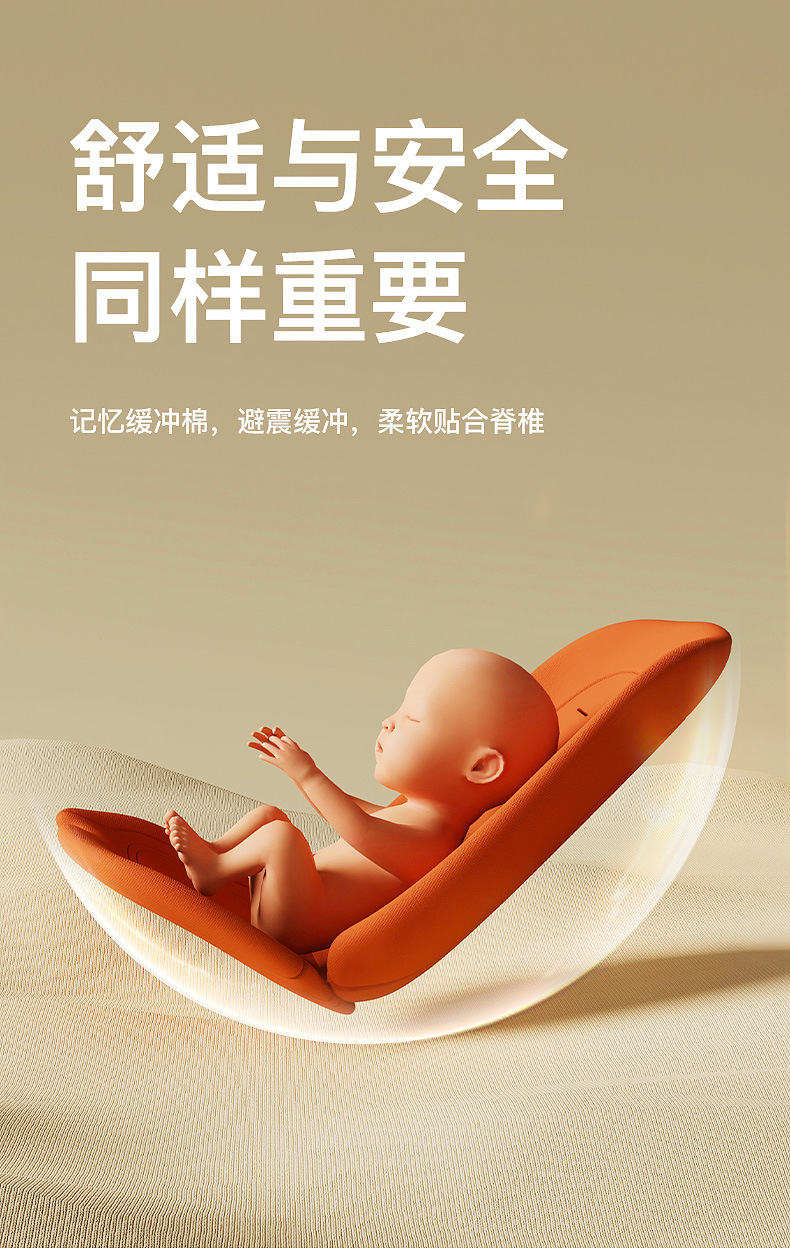 豪威 可坐人可躺轻便可折叠高景观婴儿车宝宝儿童手推车遛娃神器
