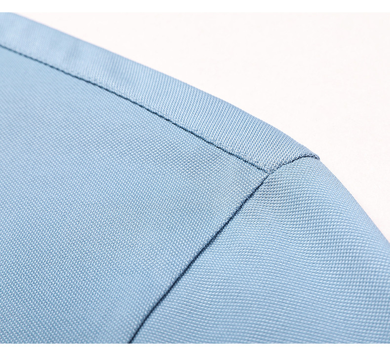 LANSBOTER/莱诗伯特 桑蚕丝纯色男士短袖t恤夏季青年短袖上衣 冰丝半袖polo衫
