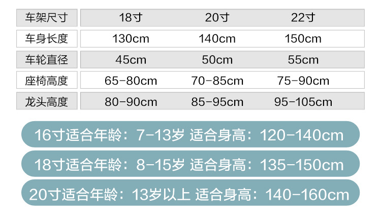 鑫木玛 折叠儿童自行车6-7-8-9-10-12岁童车女孩男