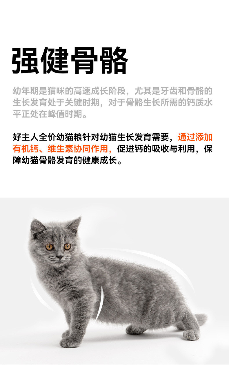 慕贝 小猫幼猫猫粮食天然高级幼猫粮猫咪粮猫主粮5斤