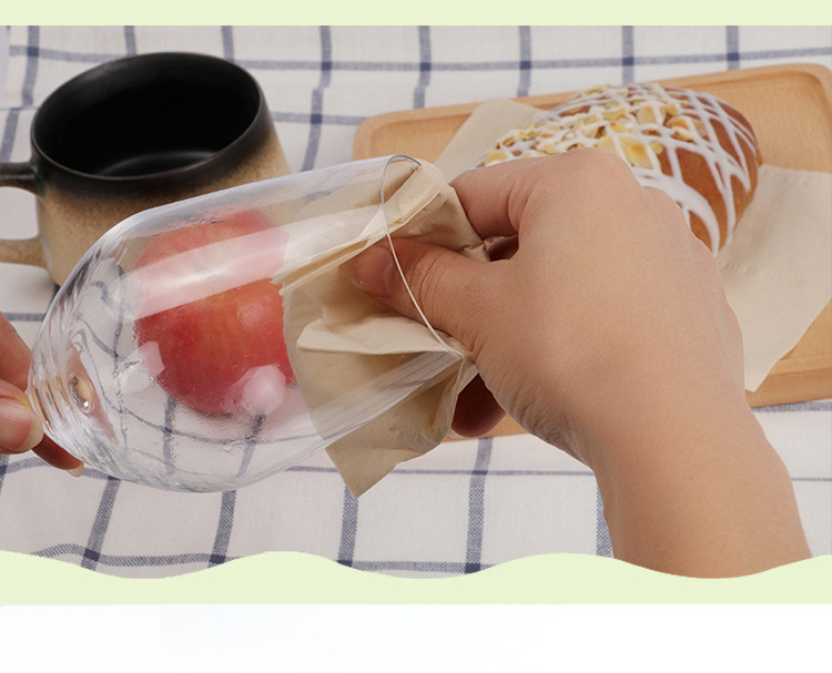 红豆本色抽纸家用原浆卫生纸竹浆本色纸竹纤维纸巾3包