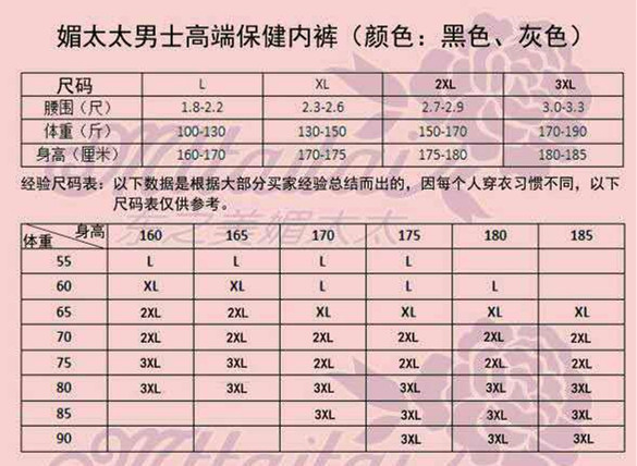 媚太太 男士专用 高端保健 内裤 前列腺保健