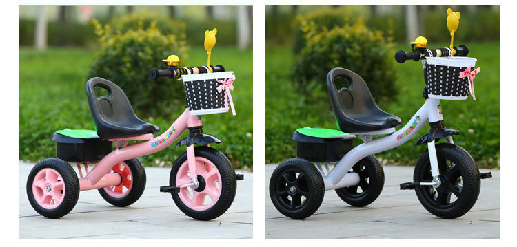 儿童三轮车幼儿手推车简易轻便大号男女骑行车宝宝脚踏车1-3-5岁