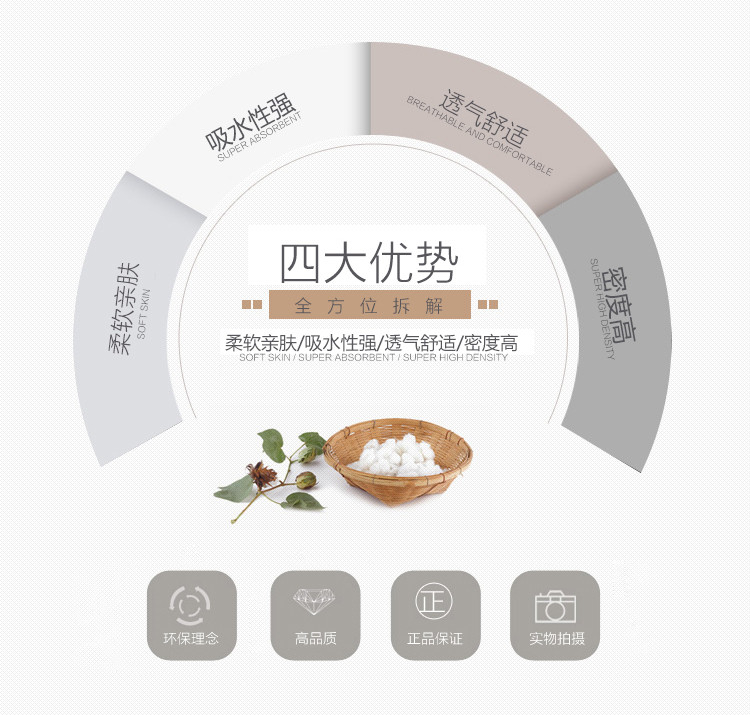 LANE4品牌运动小毛巾  柔软细腻亲肤吸水毛巾MK01S