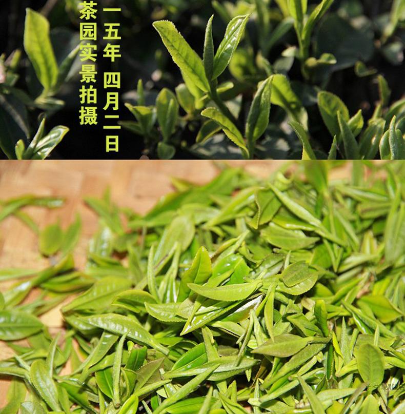 羊楼洞松峰绿茶 绽放 120g 雨前茶芽茶叶 2017年新茶 湖北绿茶