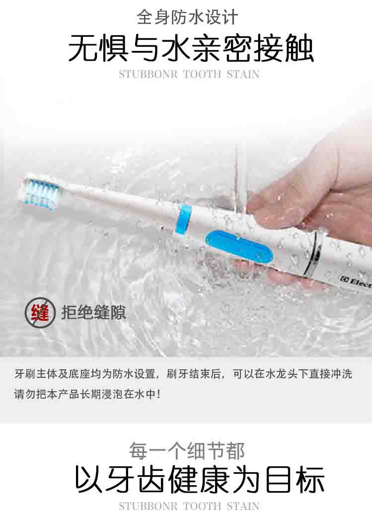 伊莱克斯(ELECTROLUX)  电动牙刷 洁面健齿护理套装 EMC-01T