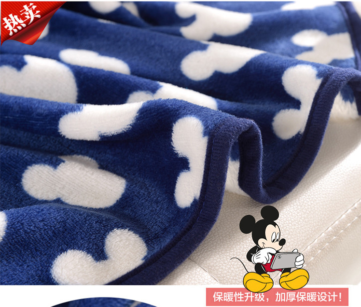 迪士尼/DISNEY  米奇亲子随意毯 超轻法兰绒毯 午睡 550g