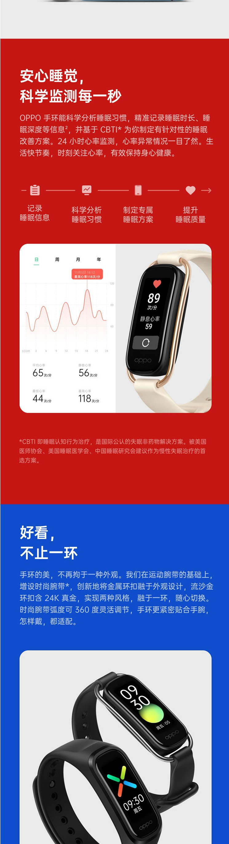 OPPO 手环 运动版智能手环