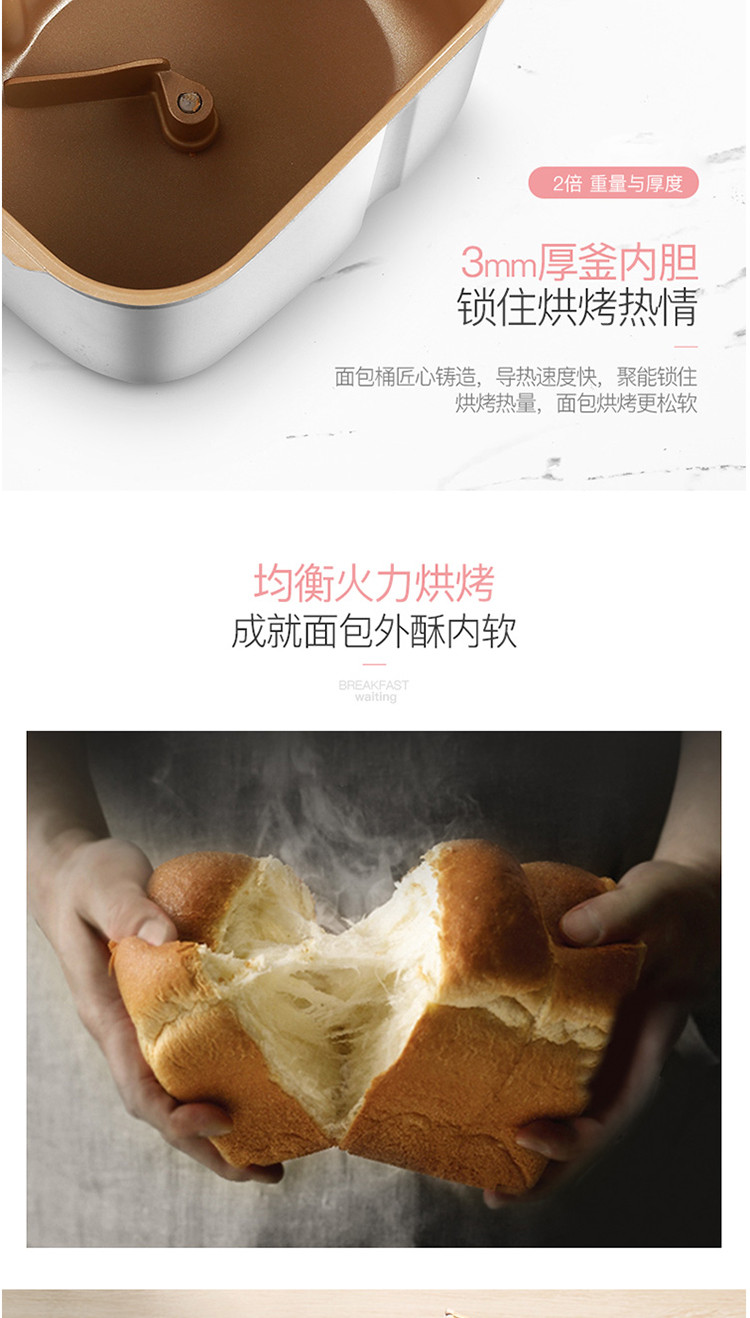 东菱(DonLim) 家用全自动烤面包机DL-JD08