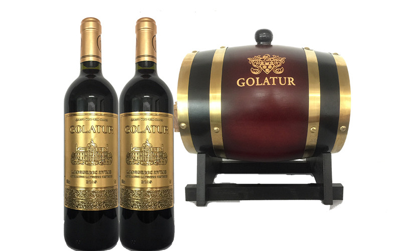 歌拉图 古堡珍藏葡萄酒3升木桶干红奢侈组