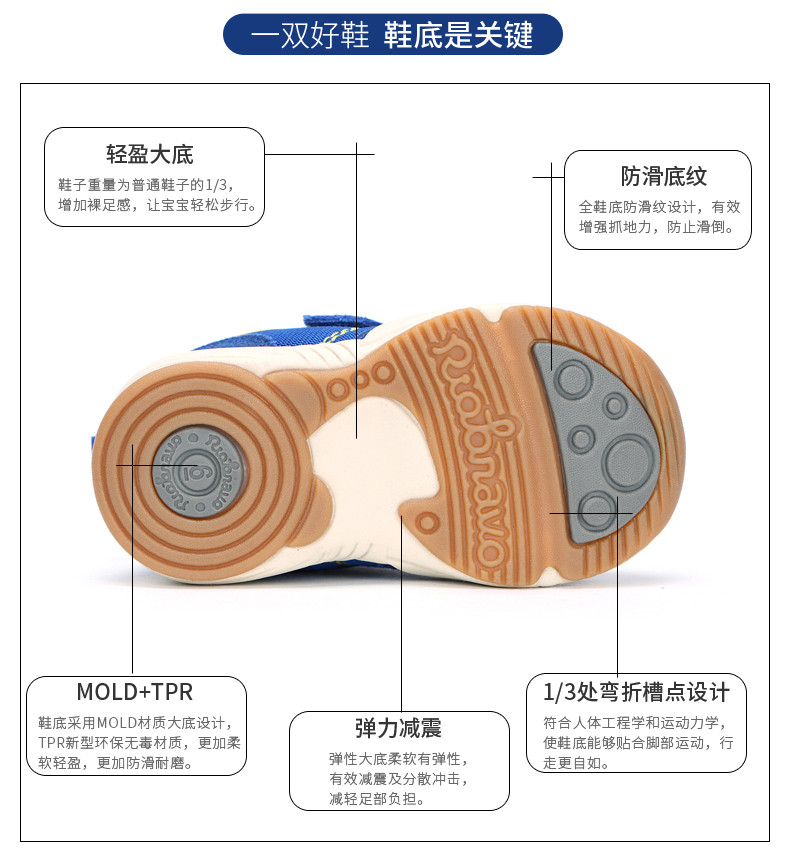 丽儿宝 riobravo婴童功能鞋机能鞋RIO1561