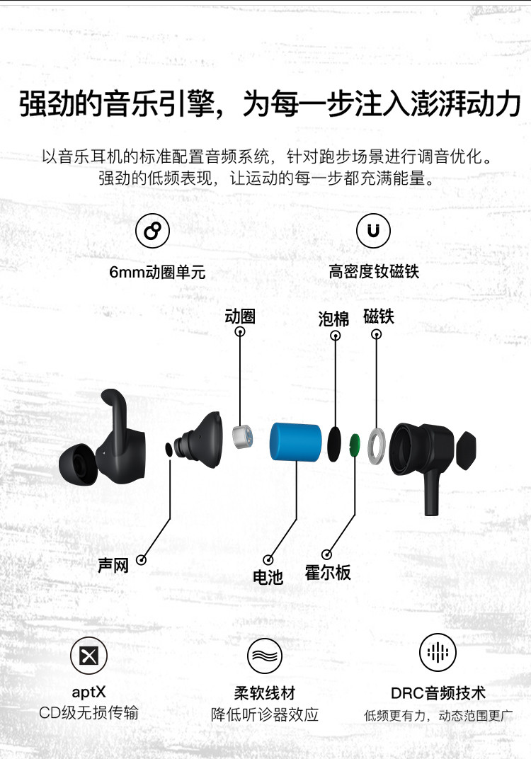 FIIL 斐耳 入耳式蓝牙运动耳机 Runner