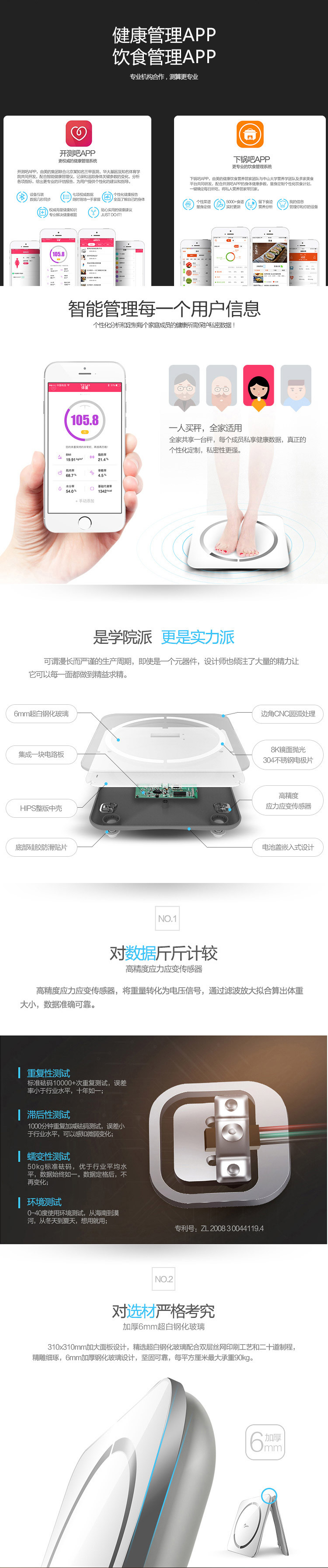 [仅限淮安邮政积分兑换.仅配送江苏]meidi健康秤MW-S1