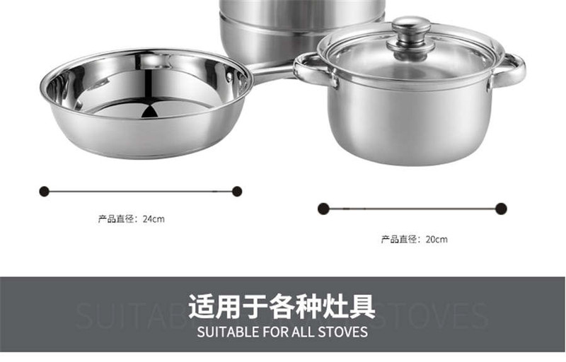 DEBO德铂斯图加特不锈钢套装锅DEP-531