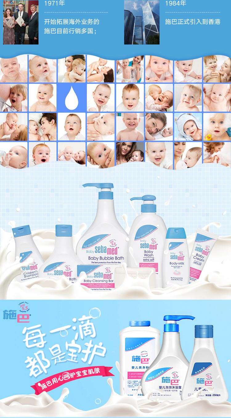 施巴（sebamed）洁肤沐浴露200ml