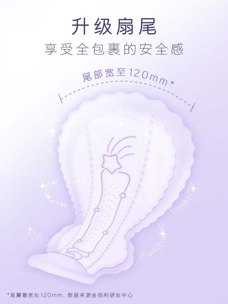 高洁丝/Kotex  夜用丝薄棉柔卫生巾280mm7包56片