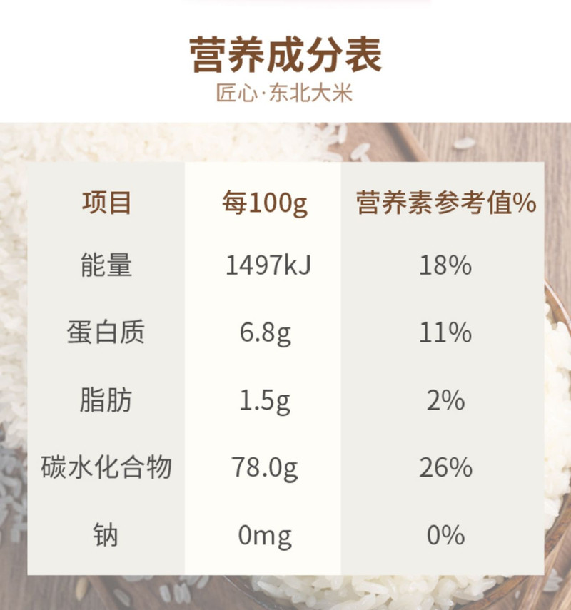 金鹤 鹤乡长粒王东北大米 一级 真空包装 5kg