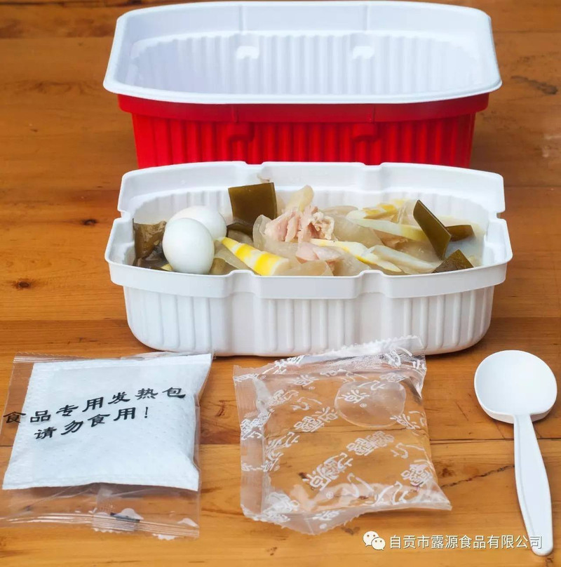 露之源自加热三鲜火锅方便速食纯鸡汤熬制无任何添加剂净含量500g