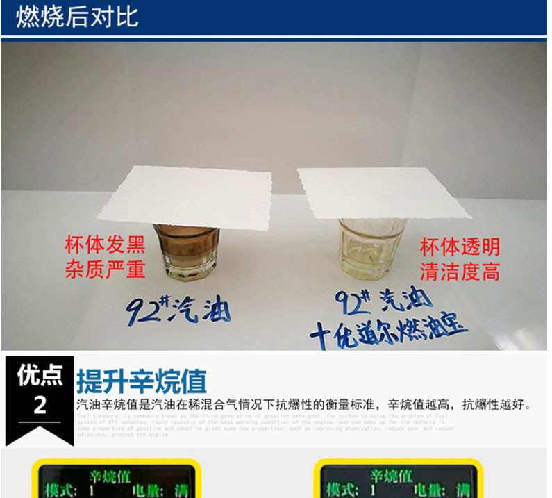 优道尔udoyle汽车燃油宝除积碳汽油燃油添加剂发动机内部化油器喷油嘴节气门清洗剂纳米铜燃油宝x6瓶